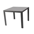 GARDEN RESTAURANT FURNITURE SQUARE 90X90CM ALUMINUM METAL TABLE