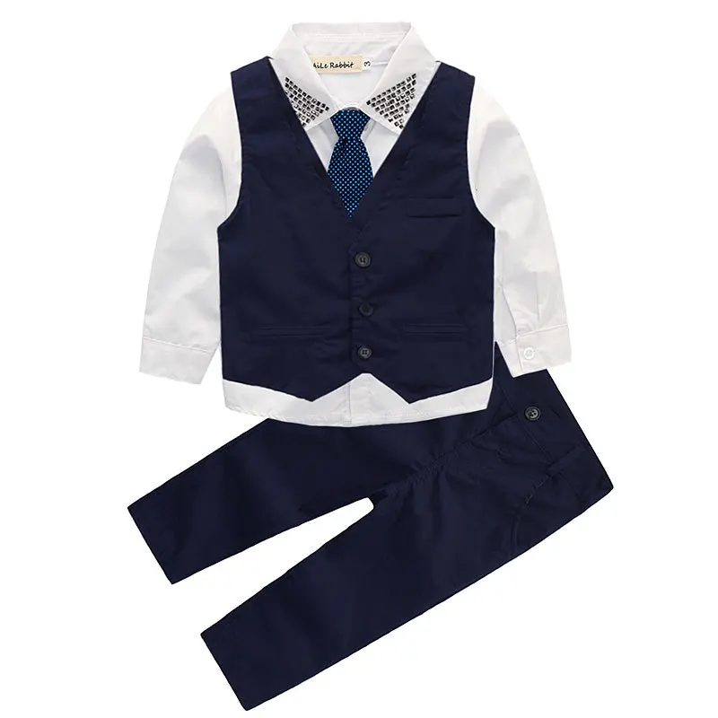 2022 New Baby Boy Clothing Sets Shirt Bib Trousers Clothes Set Boys British style Baby Boys' Clothing 3pcs Sets, White
2022 New Baby Boy Clothing Sets Shirt Bib Trousers Clothes Set Boys British style Baby Boys' Clothing 3pcs Sets, White