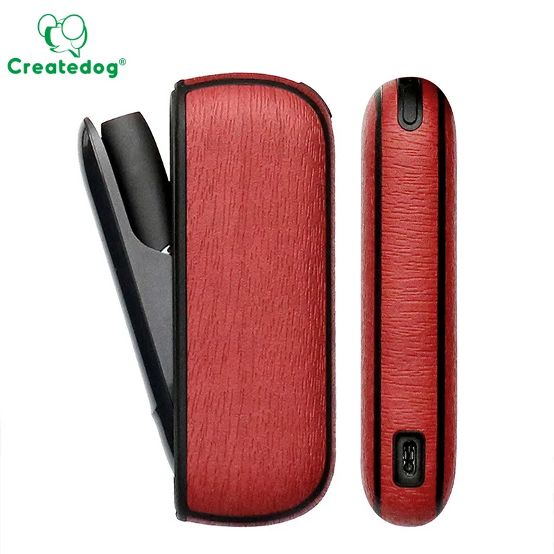 Electronic cigarette wood grain protective cover PU leather for use with IQOS 3.0, Clear
Electronic cigarette wood grain protective cover PU leather for use with IQOS 3.0, Clear