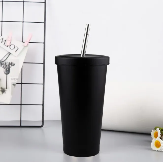 2021 New hot sale stainless steel straw Cup vacuum coffee cup casual water vacuum cup, Colorful
2021 New hot sale stainless steel straw Cup vacuum coffee cup casual water vacuum cup, Colorful