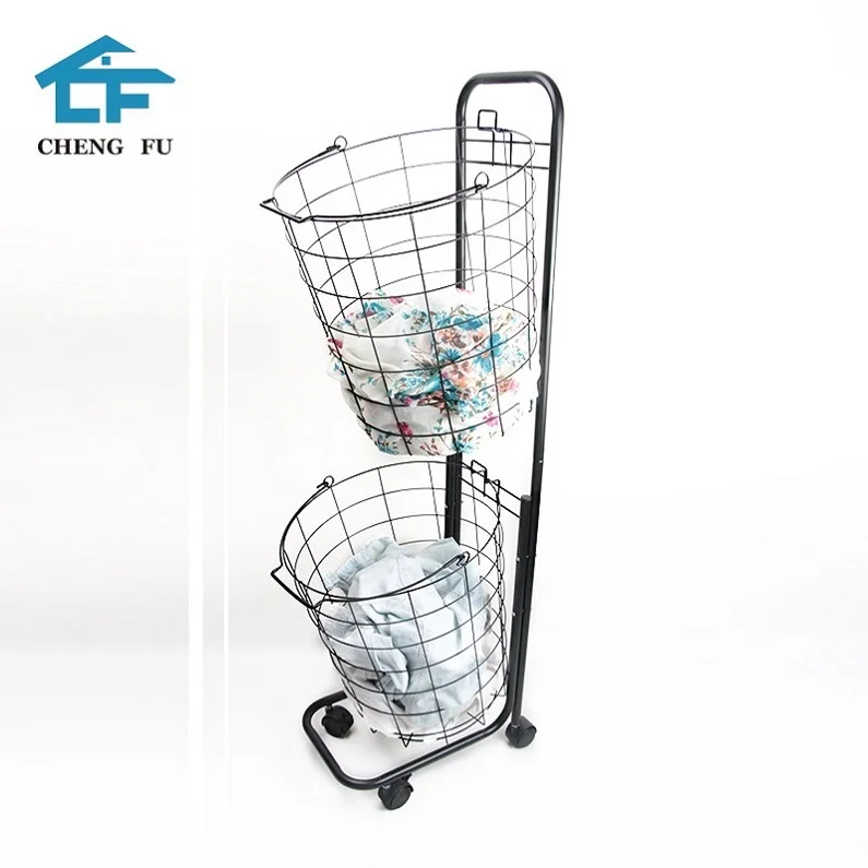 Finest-quality Home Organizer Removable Wheeled 2 Tier Extra Large Storage Laundry Hamper Basket, Black/white
Finest-quality Home Organizer Removable Wheeled 2 Tier Extra Large Storage Laundry Hamper Basket, Black/white