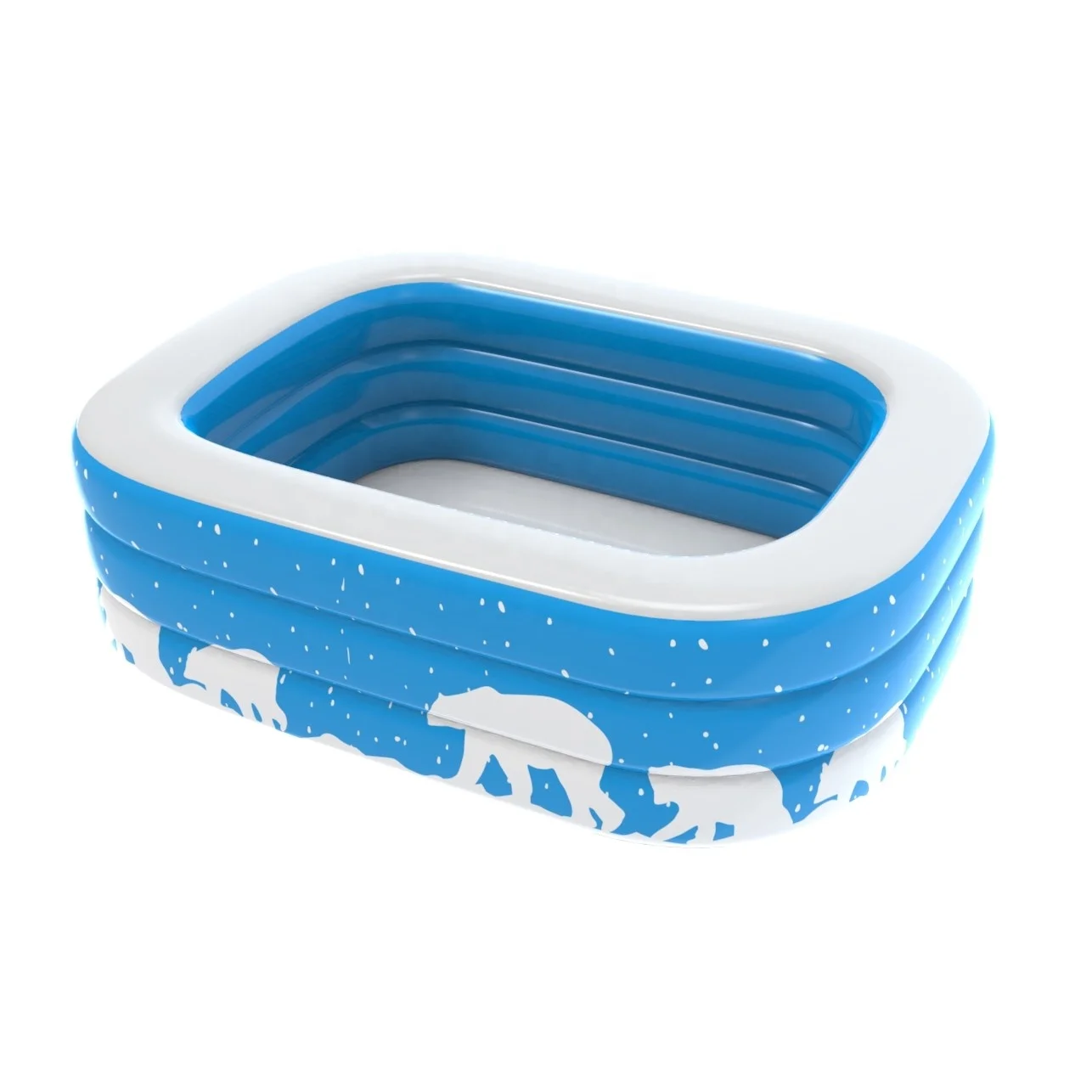 Large Polar Bear Pattern Adults Family 305x185x55cm Rectangle Inflatable Swimming Pool for Garden Outdoor, Blue
Large Polar Bear Pattern Adults Family 305x185x55cm Rectangle Inflatable Swimming Pool for Garden Outdoor, Blue