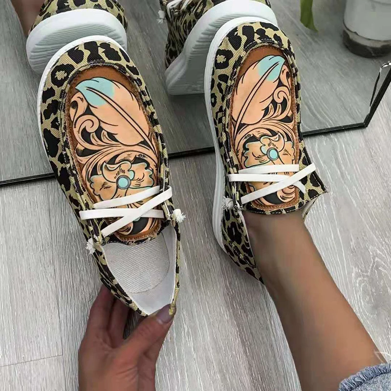 Personalized Serape Leopard Stripes Print Loafer Sneaker Holly Lightweight Gypsy Jazz Boat Shoes For Women Ladies
Personalized Serape Leopard Stripes Print Loafer Sneaker Holly Lightweight Gypsy Jazz Boat Shoes For Women Ladies