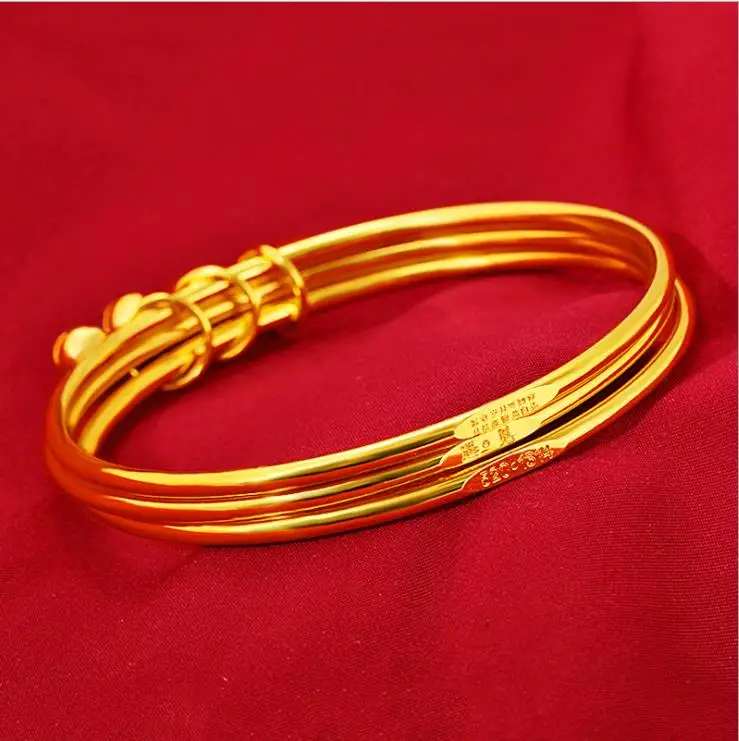 classic Fine coil bracelet Gold plated bracelet Push and pull women bracelet 24k gold bangle Free shipping wedding jewelry gift
classic Fine coil bracelet Gold plated bracelet Push and pull women bracelet 24k gold bangle Free shipping wedding jewelry gift