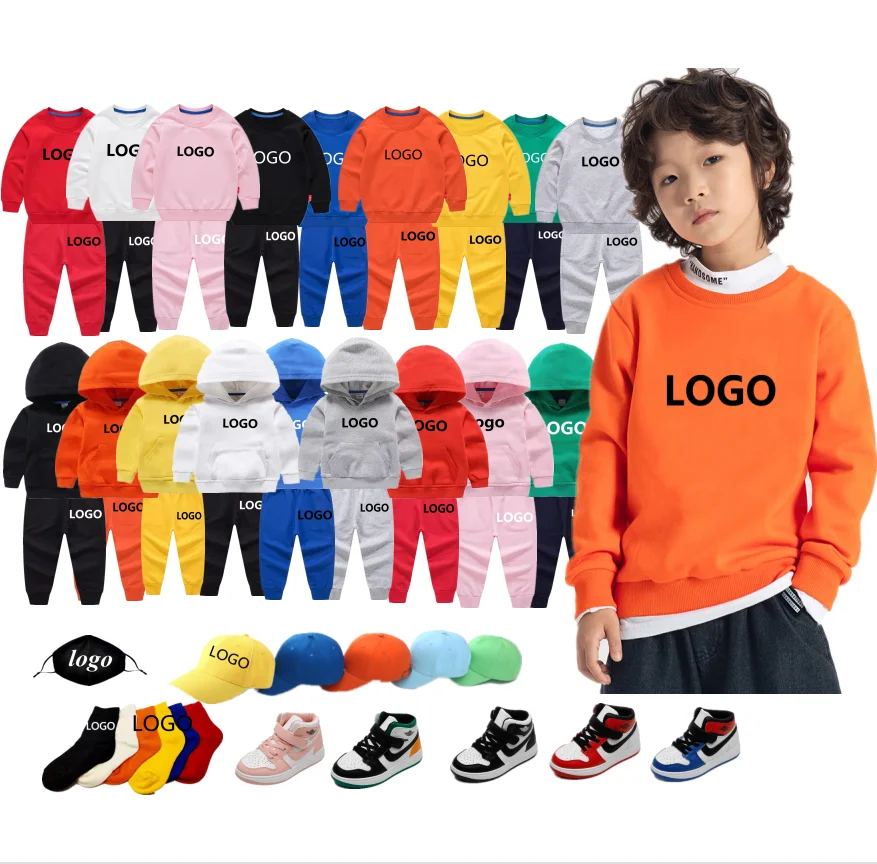 Custom Brand Girls Sport Clothing Sets Kids Sweat Suits Children Boys 100% Cotton Hoodies Pullover Set Kids Track Jogger Outfit, Customized color
Custom Brand Girls Sport Clothing Sets Kids Sweat Suits Children Boys 100% Cotton Hoodies Pullover Set Kids Track Jogger Outfit, Customized color