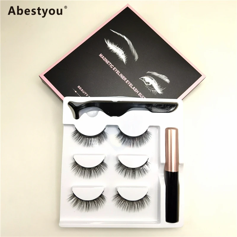 Abestyou magnetic eyelashes and eyeliner
Abestyou magnetic eyelashes and eyeliner