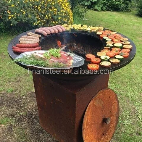 Metal barbecue canopy outdoor party fire pit with grill wood BBQ Grill, Rustic red
Metal barbecue canopy outdoor party fire pit with grill wood BBQ Grill, Rustic red