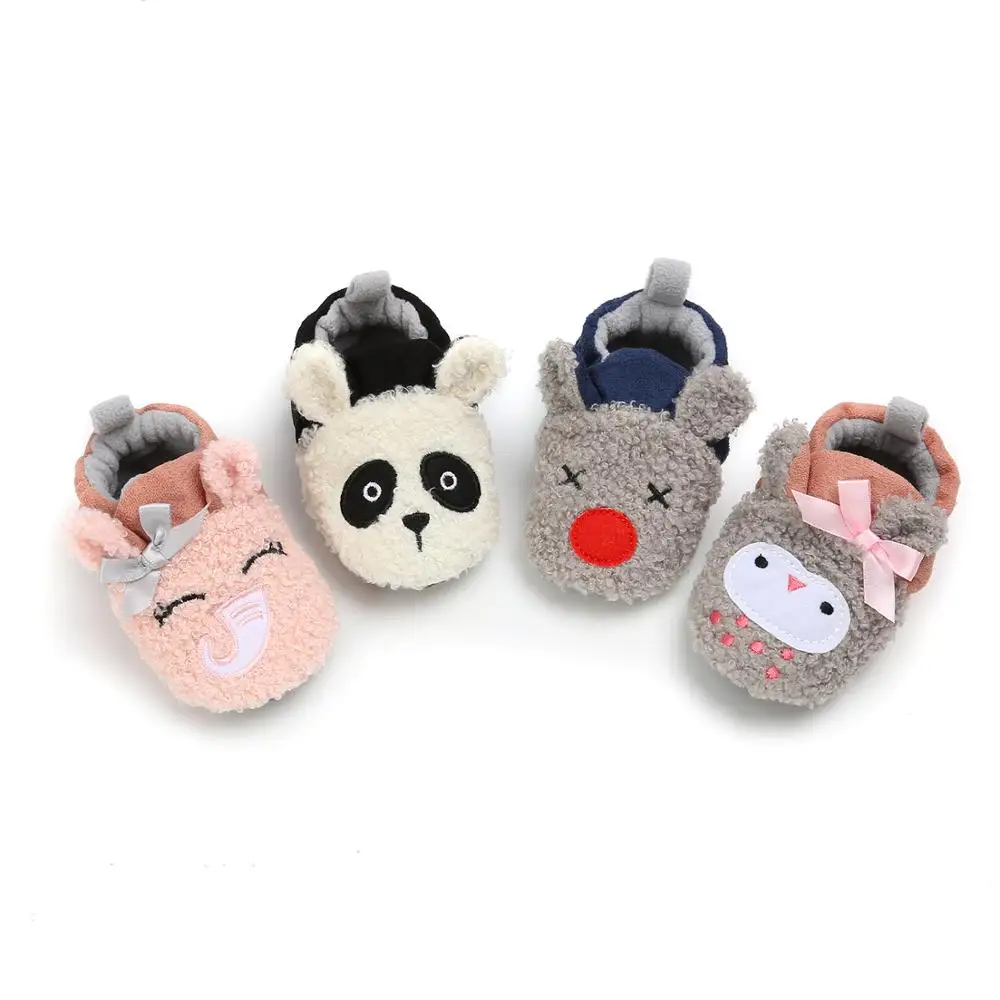 Lovely winter fleece Cute animal cotton soft sole outdoor infant baby shoes, 4 colors
Lovely winter fleece Cute animal cotton soft sole outdoor infant baby shoes, 4 colors