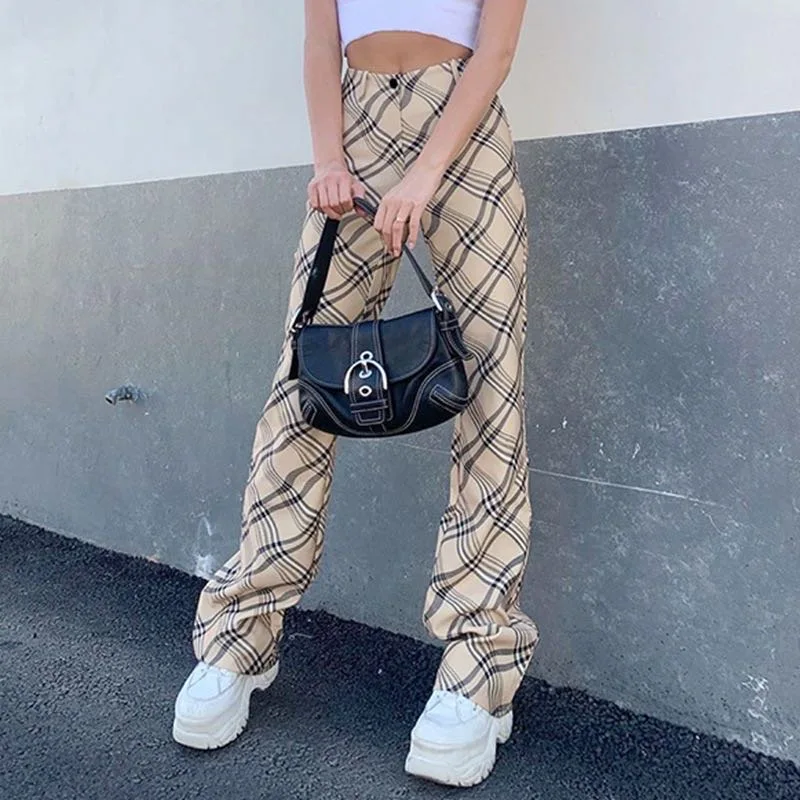 2021 Fashion Streetwear Casual Slim Fit Color Block Y2k Plaided Printed Long Plaid Pants Women
2021 Fashion Streetwear Casual Slim Fit Color Block Y2k Plaided Printed Long Plaid Pants Women