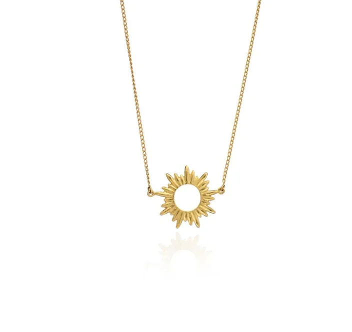 Summer Fashion Jewelry Double Layer Chain Necklace 316L stainless Steel Silver Gold Mini Sun Necklace For Women And Girl
Summer Fashion Jewelry Double Layer Chain Necklace 316L stainless Steel Silver Gold Mini Sun Necklace For Women And Girl