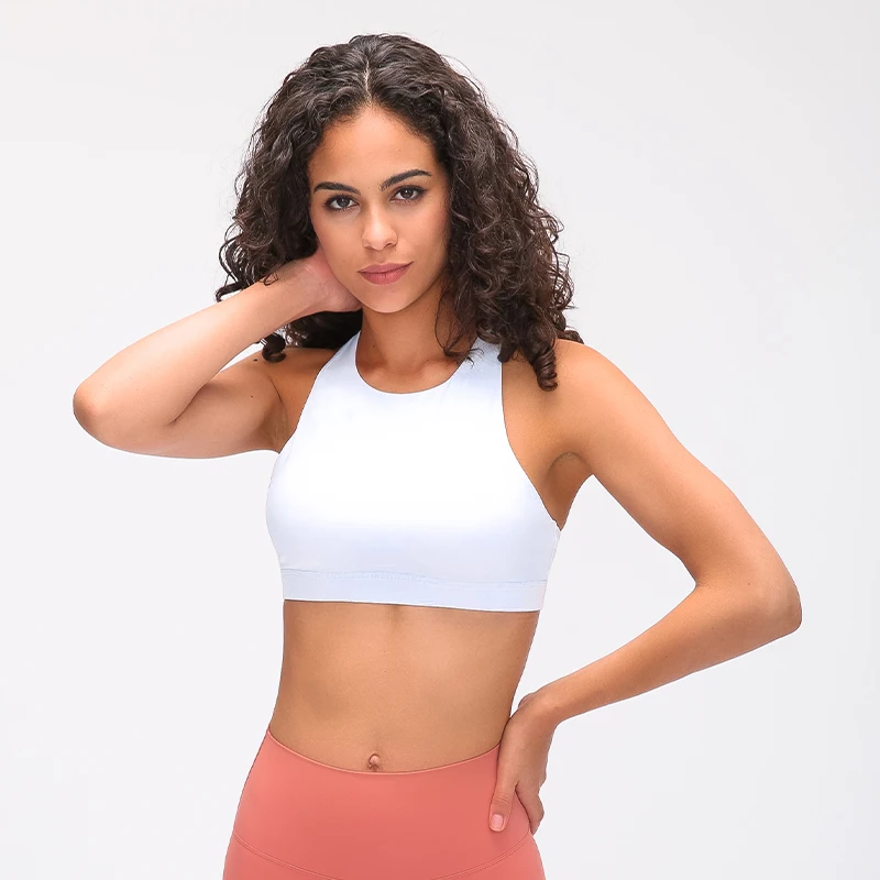 Custom Logo High Collar Sexy Back Cross Strap High Impact Women Yoga Fitness Bra, Pink ,grey, brown, green, white, black, customized
Custom Logo High Collar Sexy Back Cross Strap High Impact Women Yoga Fitness Bra, Pink ,grey, brown, green, white, black, customized