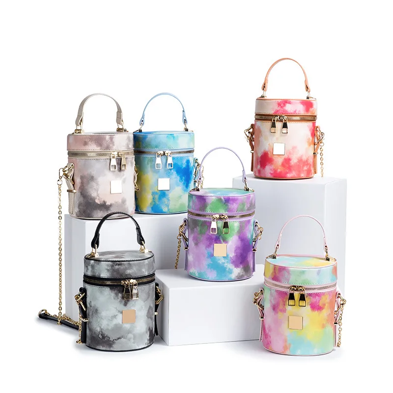 Fashion tie-dyed bucket bag 2021 new single shoulder turkey vase handbag chain sling crossbody bag for women
Fashion tie-dyed bucket bag 2021 new single shoulder turkey vase handbag chain sling crossbody bag for women