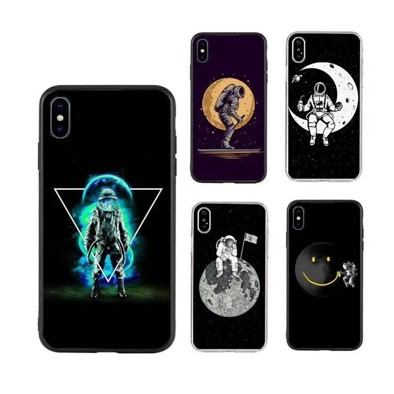 Art Space Astronaut Skate Moon fashion art Phone Case for iPhone X XR Xs Max 11 11Pro 11ProMax 12 12pro max luxury fundas, Black/transparent
Art Space Astronaut Skate Moon fashion art Phone Case for iPhone X XR Xs Max 11 11Pro 11ProMax 12 12pro max luxury fundas, Black/transparent