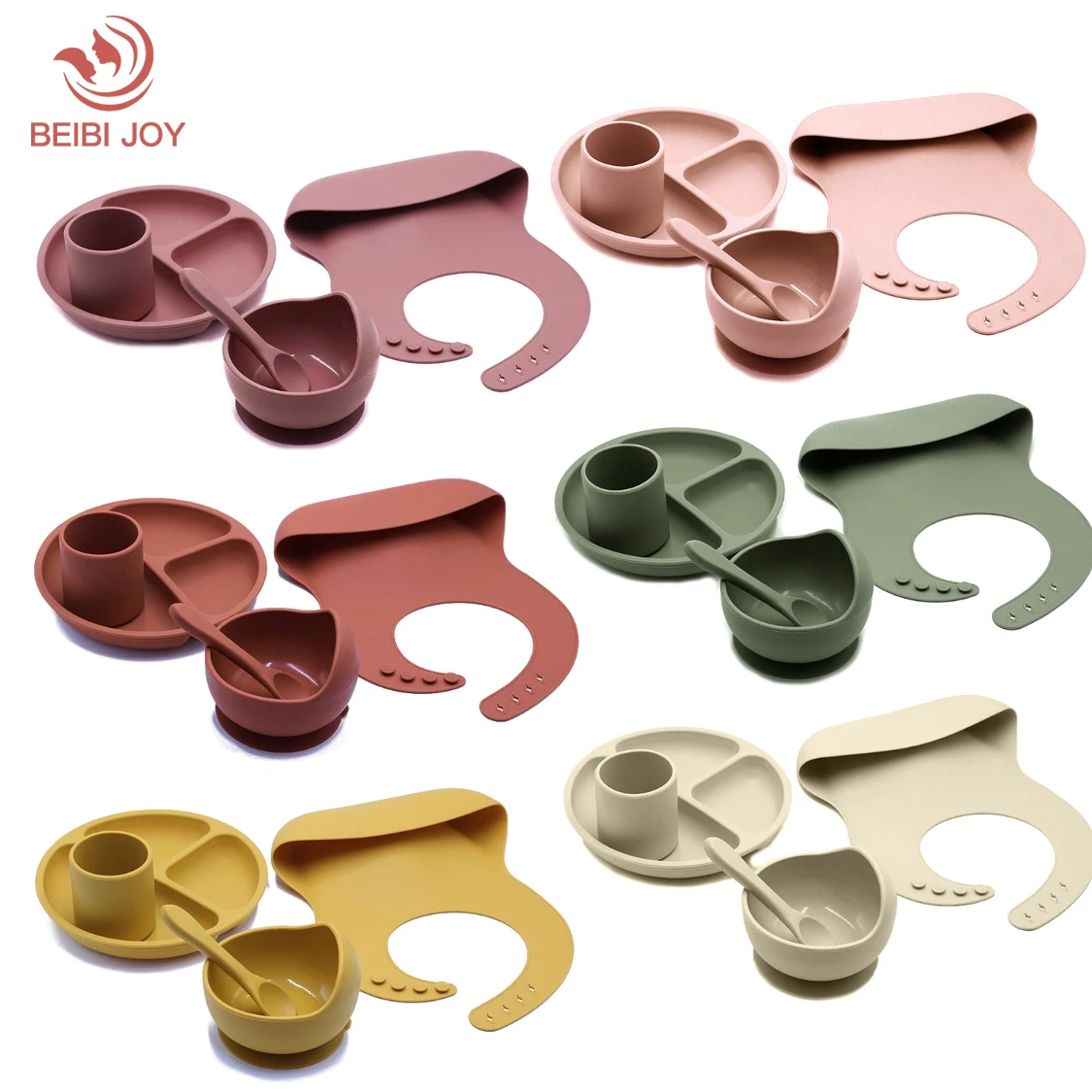 5PCS Baby Feeding Bowl Set Food Grade Silicone Plate Suction Big Bowl Children Feeding BPA Free Baby Infant Waterproof Tableware
5PCS Baby Feeding Bowl Set Food Grade Silicone Plate Suction Big Bowl Children Feeding BPA Free Baby Infant Waterproof Tableware