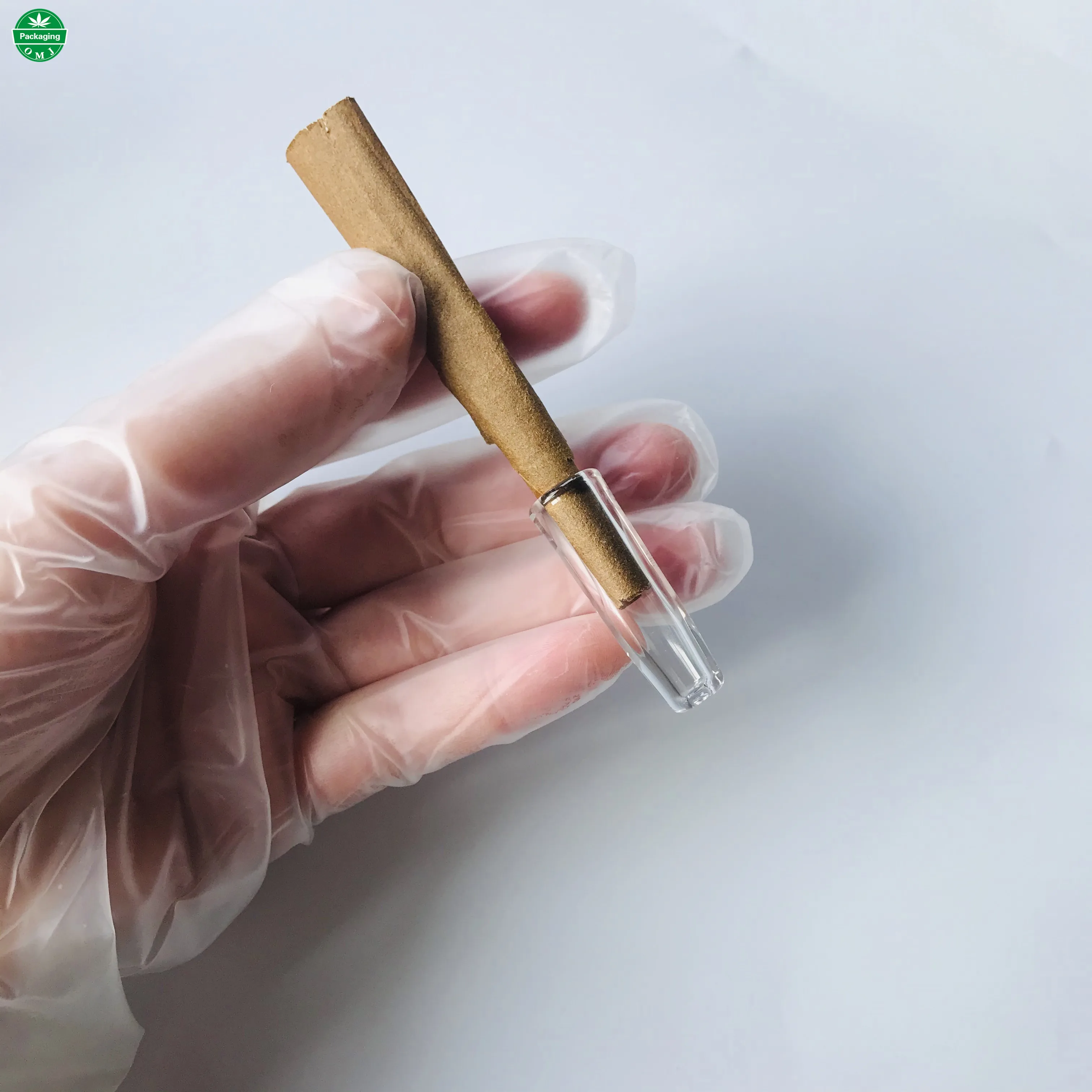 Pre rolled rolling glass cigar tips blunt holders smoking accessories, Custom color 
Pre rolled rolling glass cigar tips blunt holders smoking accessories, Custom color