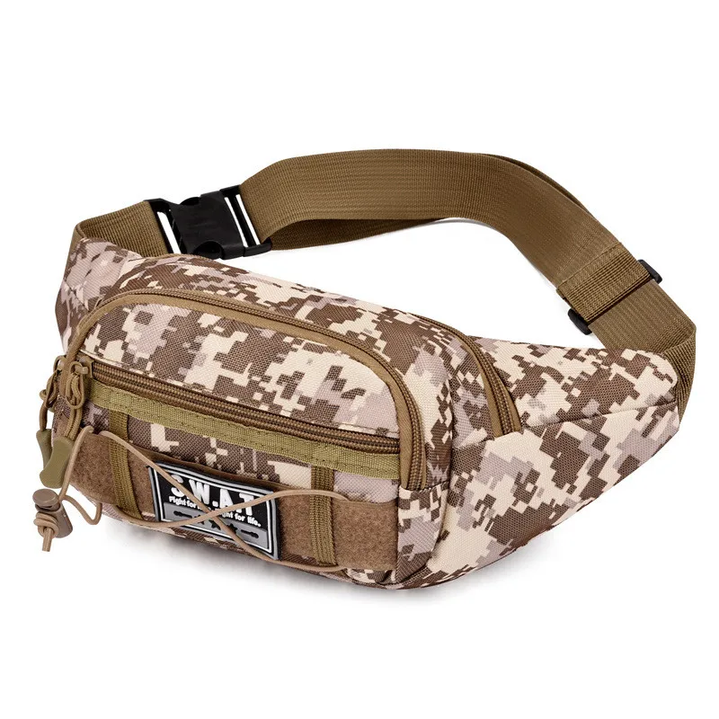 Outdoor waist bag sports camouflage bag travel Waist Messenger camouflage chest bag, Customizable 
Outdoor waist bag sports camouflage bag travel Waist Messenger camouflage chest bag, Customizable
