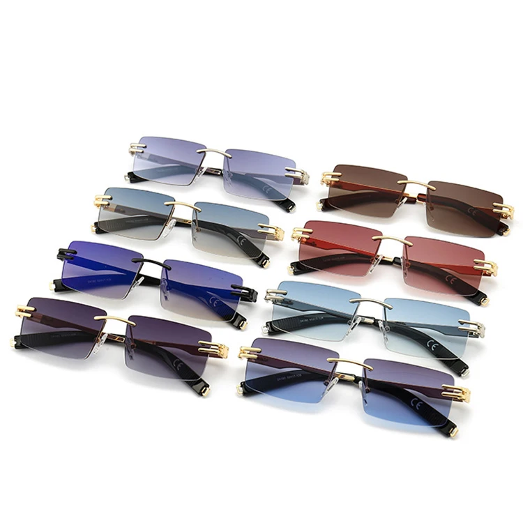Wholesale Designer Famous Brands Luxury Sunglasses Metal Rimless Frame Small Lens Eyewear
Wholesale Designer Famous Brands Luxury Sunglasses Metal Rimless Frame Small Lens Eyewear