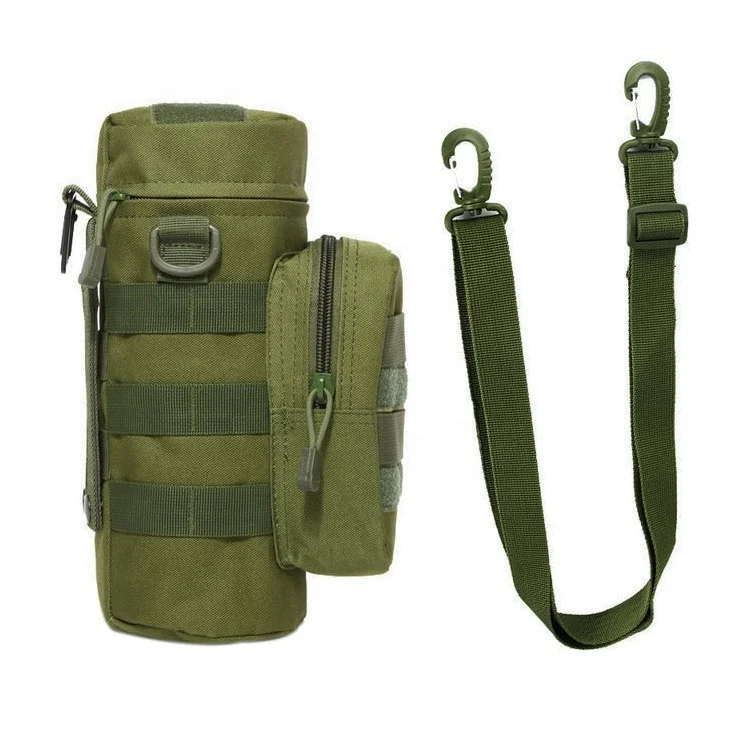 Military Style Water Pouch Survival Tactical MOLLE Water Bottle Holder with Strap
Military Style Water Pouch Survival Tactical MOLLE Water Bottle Holder with Strap