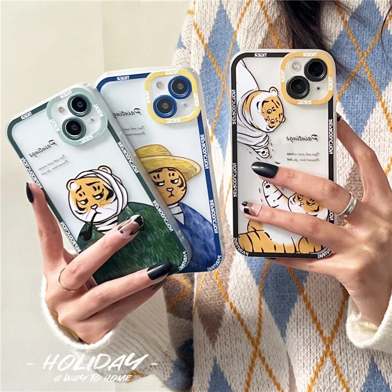 INS hot-selling Spoof Tiger Van Gogh Series design high quality painted mobile phone case for iphone 13 pro max phone cover, Transparent
INS hot-selling Spoof Tiger Van Gogh Series design high quality painted mobile phone case for iphone 13 pro max phone cover, Transparent