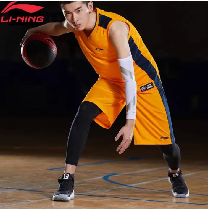 Li-Ning Men Basketball Competition Suits 2 Pieces Polyester Breathable Vest Shorts li ning Sport Men Summer Sets AATP001
Li-Ning Men Basketball Competition Suits 2 Pieces Polyester Breathable Vest Shorts li ning Sport Men Summer Sets AATP001