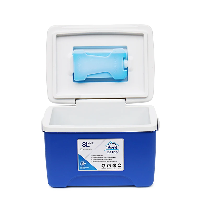 Wholesale high quality plastic cooler box for picnic camping food storage small ice box for medicine, Blue
Wholesale high quality plastic cooler box for picnic camping food storage small ice box for medicine, Blue