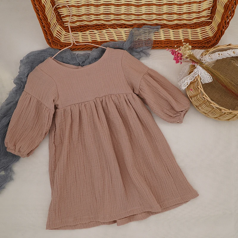 Japan Summer Girls Linen Breathable U Back Bow Puff Sleeve Dress Cotton Linen Vintage Children Kids Dress
Japan Summer Girls Linen Breathable U Back Bow Puff Sleeve Dress Cotton Linen Vintage Children Kids Dress