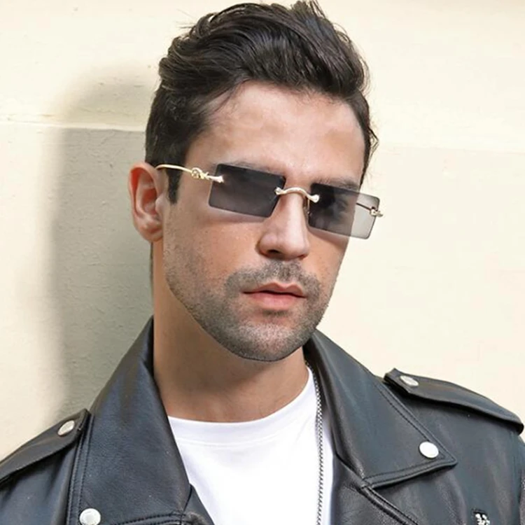 Fashionable Luxury Square Frameless Shades Men 2021 Designer Vintage Women Rimless Sunglasses Sun Glasses, Custom colors
Fashionable Luxury Square Frameless Shades Men 2021 Designer Vintage Women Rimless Sunglasses Sun Glasses, Custom colors