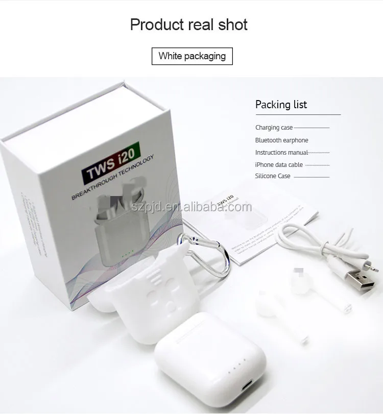 Electronics wireless stereo earphone blue tooth Headset I20 tws 5.0 3D Stereo Earbuds audifonos - ANKUX.COM
