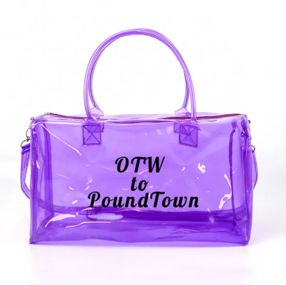 Large Capacity Trendy Yoga Gym Bag Ladies Outdoor Sport Bags Transparent Pvc Jelly Handbags
Large Capacity Trendy Yoga Gym Bag Ladies Outdoor Sport Bags Transparent Pvc Jelly Handbags