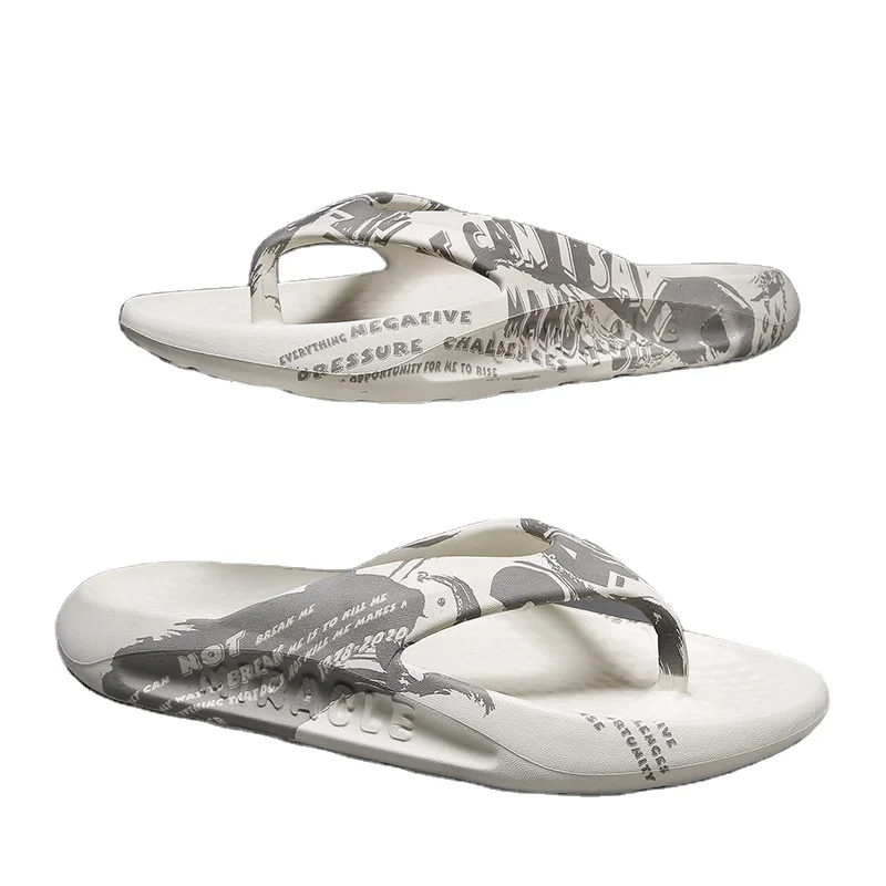 EVA outdoor beach men's custom flip flops durable soft slides footwear hot selling with low cost, Customized color
EVA outdoor beach men's custom flip flops durable soft slides footwear hot selling with low cost, Customized color