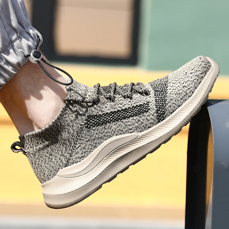 Unisex Footwear Men Sneakers Comfortable Walking Shoes Soft Sole Fly Knitting Sports Casual Shoes, Black
Unisex Footwear Men Sneakers Comfortable Walking Shoes Soft Sole Fly Knitting Sports Casual Shoes, Black