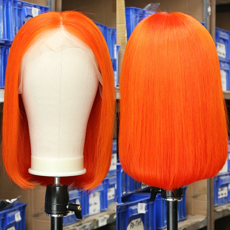 Brazilian Virgin Human Hair Wigs Pre Plucked13*4Lace Wigs HD Lace Orange Color Short Bob Wigs For Women
Brazilian Virgin Human Hair Wigs Pre Plucked13*4Lace Wigs HD Lace Orange Color Short Bob Wigs For Women