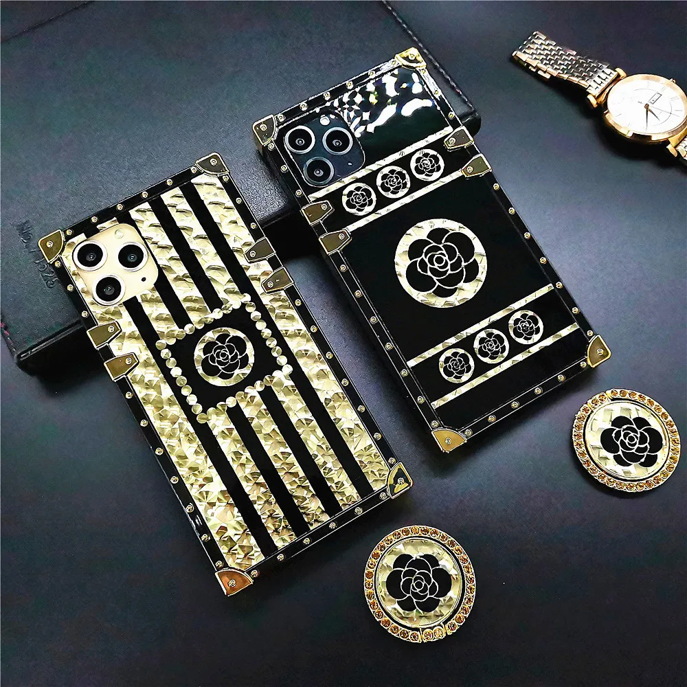 Brand Glitter Black Flower Case for iphone 12 PRO MAX X XS MAX XR 11 PRO 6 6S 7 8 PLUS Bling Diamond Gold Square Phone Cover
Brand Glitter Black Flower Case for iphone 12 PRO MAX X XS MAX XR 11 PRO 6 6S 7 8 PLUS Bling Diamond Gold Square Phone Cover
