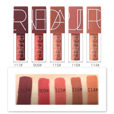 Pudaier Lip Beauty Makeup Waterproof Long Lasting Velvet Matte Liquid Lipgloss Set, 5 colors
Pudaier Lip Beauty Makeup Waterproof Long Lasting Velvet Matte Liquid Lipgloss Set, 5 colors
