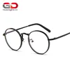 fashion style women optical spectacle frame metal Myopia glasses frame blue coating film clear eyewear frames Factory Wholesale
