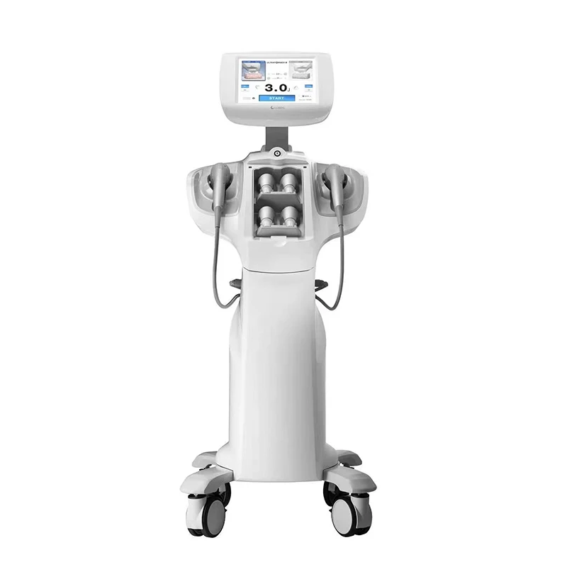 7D ultrahifu MMFU micro and macrd focused ultrasound system dual handles ultra focused ultra quick skin lifting for age shifting, Silver
7D ultrahifu MMFU micro and macrd focused ultrasound system dual handles ultra focused ultra quick skin lifting for age shifting, Silver