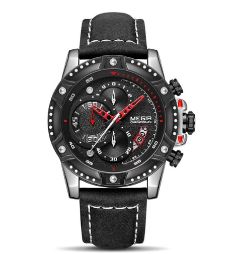 MEGIR 2130 LEATHER ODM WATCH Mens Watches chronograph watch for men Relogio Masculino
MEGIR 2130 LEATHER ODM WATCH Mens Watches chronograph watch for men Relogio Masculino