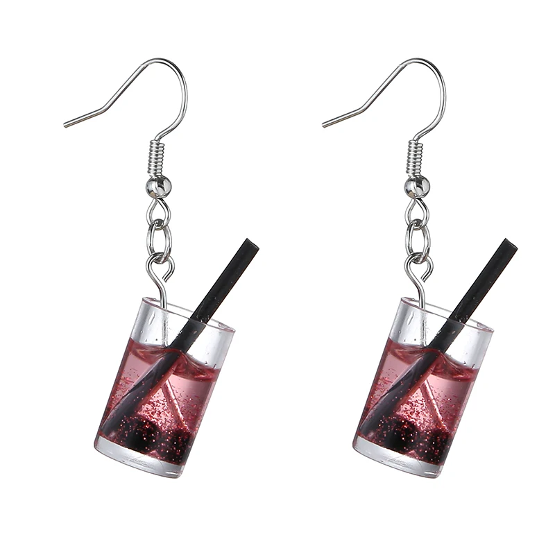 3D Fashion resin Sparkling water Cup Cute and interesting Charm DIY Handmade Gifts for Girls Charms Earrings for women jewelry, Picture shows
3D Fashion resin Sparkling water Cup Cute and interesting Charm DIY Handmade Gifts for Girls Charms Earrings for women jewelry, Picture shows