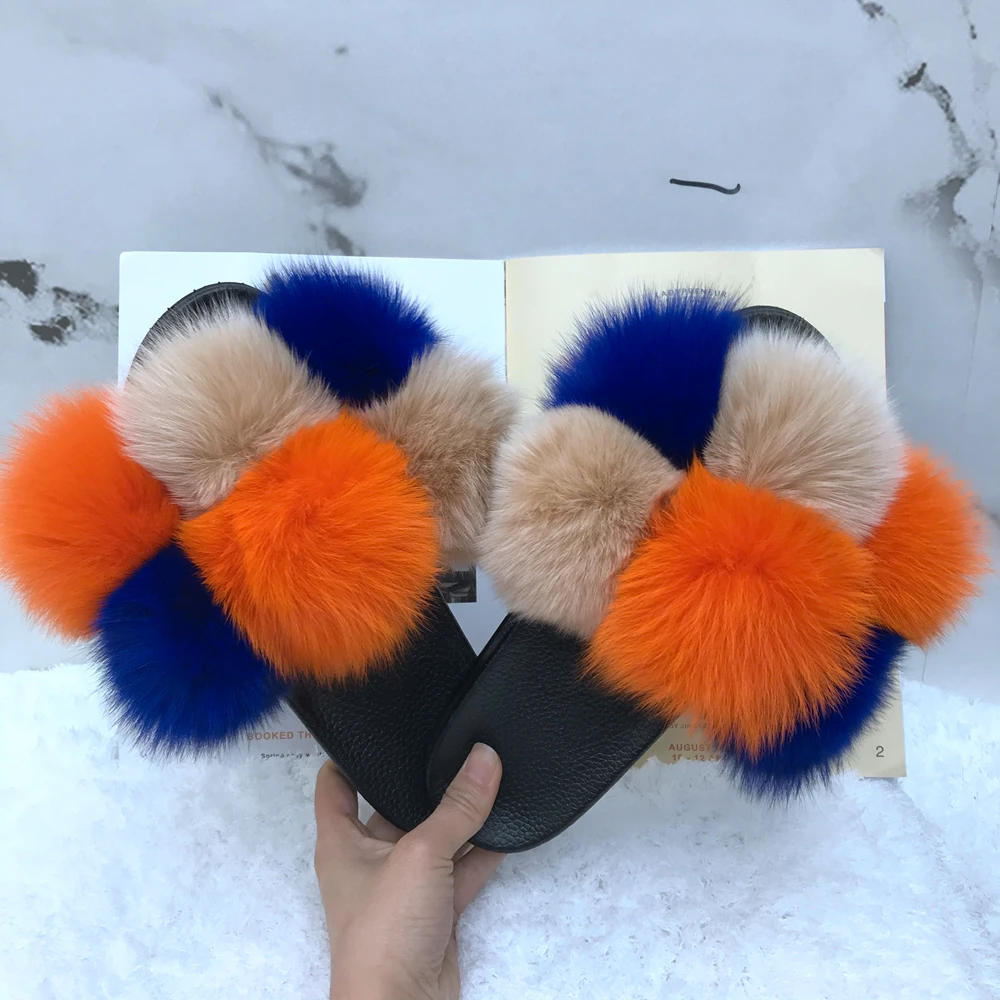 New design girls' fuzzy pom pom slippers open toe Ready to ship with good price, Customized color
New design girls' fuzzy pom pom slippers open toe Ready to ship with good price, Customized color
