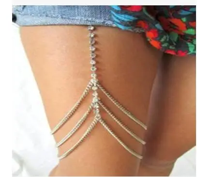 FREE SHIPPING STYLE L47 SIMPLE THREE LAYERS CHAINS RHINESTONE LEG CHAINS GOLD OR SILVER BODY CHAINS JEWELRY
FREE SHIPPING STYLE L47 SIMPLE THREE LAYERS CHAINS RHINESTONE LEG CHAINS GOLD OR SILVER BODY CHAINS JEWELRY