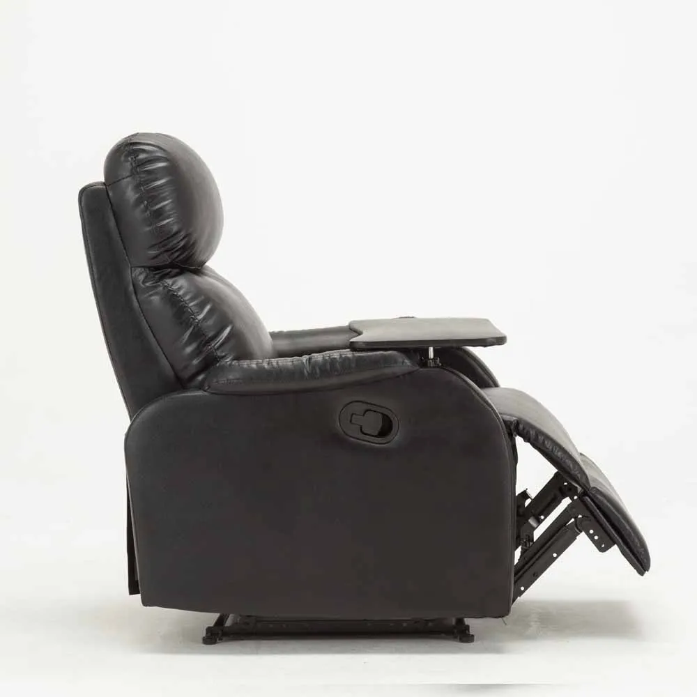 Furniture Single Modern Power Lift Electric Riser Recliner Chair with Cup Holder in Diamond Air Leather for Elderly details