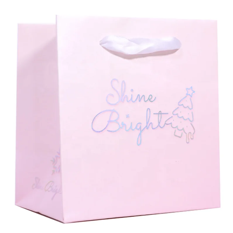 paper personalised birthday gift bag custom logo printed wedding