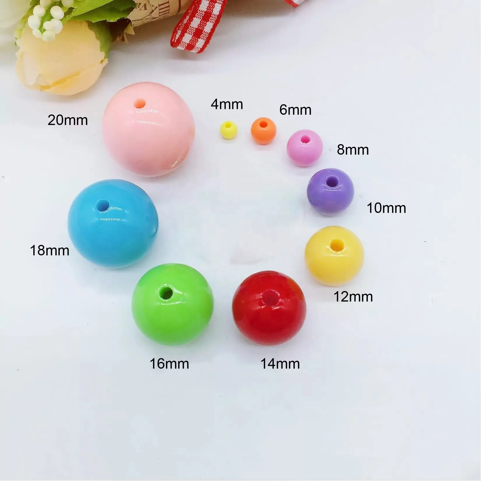 DIY Custom Color Acrylic Plastic Round Beads For DIY Bracelet Necklace Jewelry Making, Customized
DIY Custom Color Acrylic Plastic Round Beads For DIY Bracelet Necklace Jewelry Making, Customized