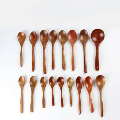 New Wooden Kitchen Cooking Utensil Tool Soup Teaspoon Catering Coffee Wood Spoons, As shown
New Wooden Kitchen Cooking Utensil Tool Soup Teaspoon Catering Coffee Wood Spoons, As shown