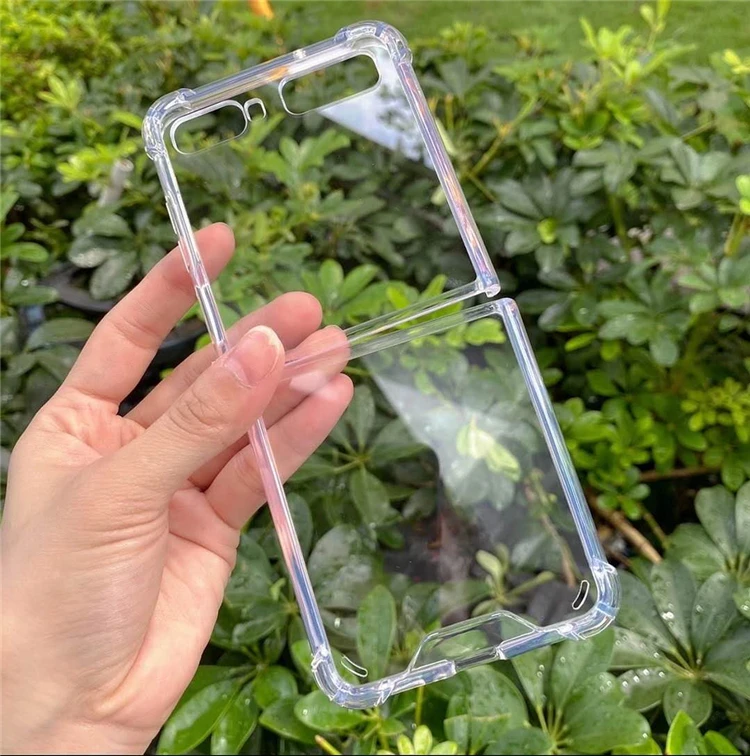 Shockproof 1.5 mm Thin Transparent Soft TPU Bumper Hard PC Acrylic Back Phone Cases Cover for Samsung Galaxy Z Flip A42 5G
Shockproof 1.5 mm Thin Transparent Soft TPU Bumper Hard PC Acrylic Back Phone Cases Cover for Samsung Galaxy Z Flip A42 5G