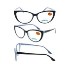 Designer Hot Sales Cheap Fashion Designer Style Cat's Eye Round Frame Unisex Reading Glasses