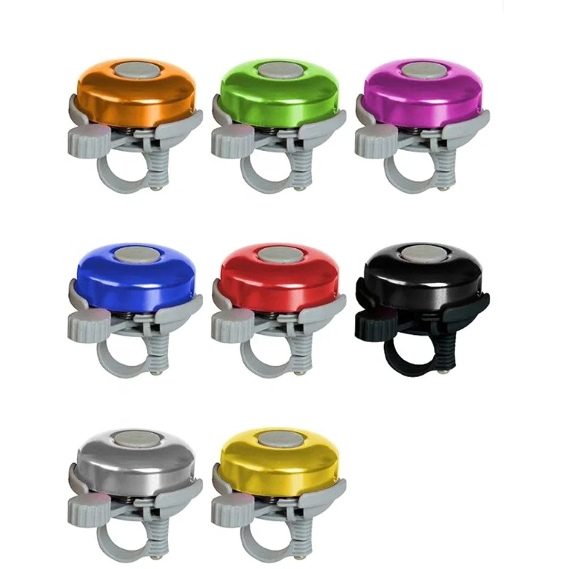 

Wholesale Thickened Large Aluminum Bicycle Bells Multiple Colors Cycle Accessories Bike Bell, Silver black red blue green orange