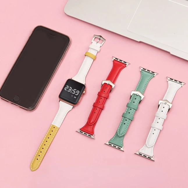 Suitable for Iwatch6 / 5 / 4 / 3Se Apple Leather band Apple watch 38mm 40mm 42mm 44mm Strap
Suitable for Iwatch6 / 5 / 4 / 3Se Apple Leather band Apple watch 38mm 40mm 42mm 44mm Strap