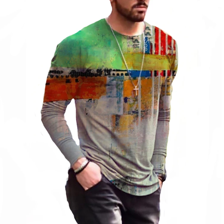 Wholesale Fashion Men Summer Printed T Shirts Casual Round Neck 3d print t shirt, Multi color optional
Wholesale Fashion Men Summer Printed T Shirts Casual Round Neck 3d print t shirt, Multi color optional