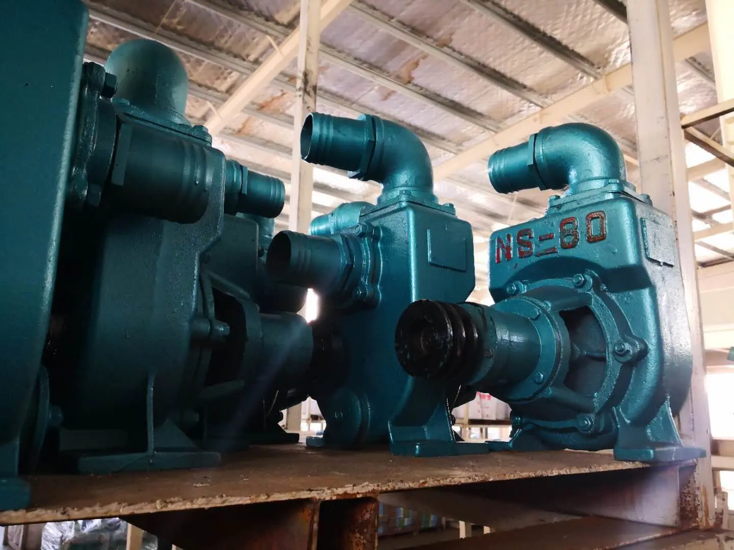 NS Series Marine Grade Diesel Pump 3-13hp Self-Priming Saltwater Fishery Aquaculture